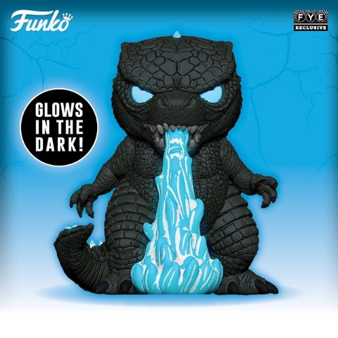 Funko Pop! Movies: Godzilla vs Kong - Heat Ray Godzilla (GITD) (FYE Sticker)