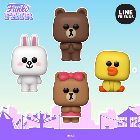 Funko Pop! Animation: Line Friends Collection (Funko Fair 2021)
