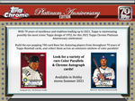 2021 Topps Chrome Platinum Anniversary Baseball Trading Cards Hobby Box