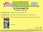 2021 Topps Heritage High Number Baseball Hobby Box