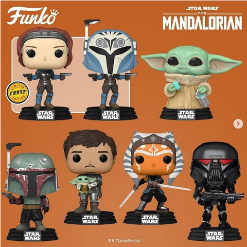 Funko Pop! Star Wars: The Mandalorian Series 6 Collection