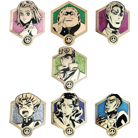 Jojos Bizarre Adventure Golden Pin Collection