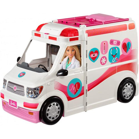 Barbie Care Clinic Ambulance 2-in-1 Fun Playset for Ages 3Y+