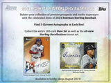 2021 Bowman Sterling Baseball Hobby Box