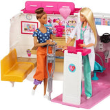 Barbie Care Clinic Ambulance 2-in-1 Fun Playset for Ages 3Y+