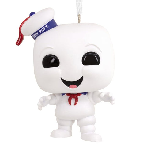 Hallmark Funko Pop! Ghostbusters Stay Puft Marshmallow Man Christmas Ornament (Walmart Sticker)