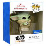 Hallmark Funko Pop! Star Wars: The Mandalorian The Child Grogu Christmas Ornament  (Walmart Sticker)