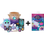 Magic Mixies Magical Misting Cauldron with 8 inch BLUE Plush + Refill