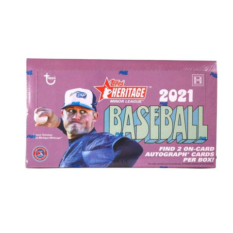 2021 Topps Heritage Minor League Baseball Hobby Box