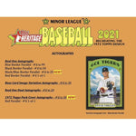 2021 Topps Heritage Minor League Baseball Hobby Box