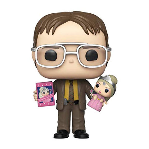 Funko Pop! Television: The Office - Dwight w/ Doll (Funko Shop Sticker)