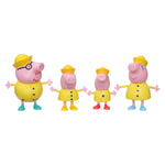 Peppa Pig Peppa's Adventures Peppa's Family Rainy Day Figure 4-Pack