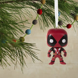 Hallmark Funko Pop! Marvel Deadpool Christmas Ornament (Walmart Sticker)