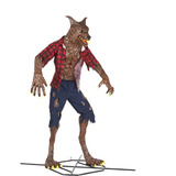 9.5 ft Animated Immortal Werewolf Halloween Animatronic