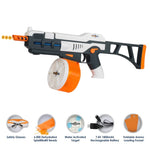 SPLATRBALL SRB1200 Full Auto Rechargeable Battery Powered Water Bead Gel Ball Blaster Kit