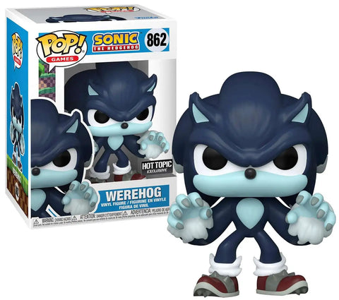 Funko Pop! Games: Sonic The Hedgehog - Werehog (Hot Topic Sticker)