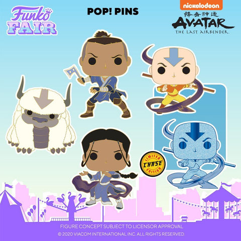 Avatar The Last Airbender Pop PIN Collection (Funko Fair 2021)