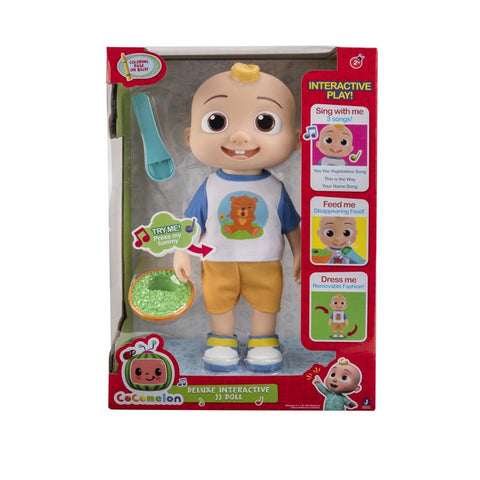 CoComelon Official Deluxe Interactive JJ Doll with Sounds