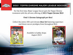 2021 Topps MLS Major League Soccer Chrome Hobby Box