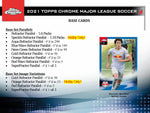 2021 Topps MLS Major League Soccer Chrome Hobby Box