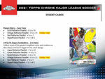 2021 Topps MLS Major League Soccer Chrome Hobby Box