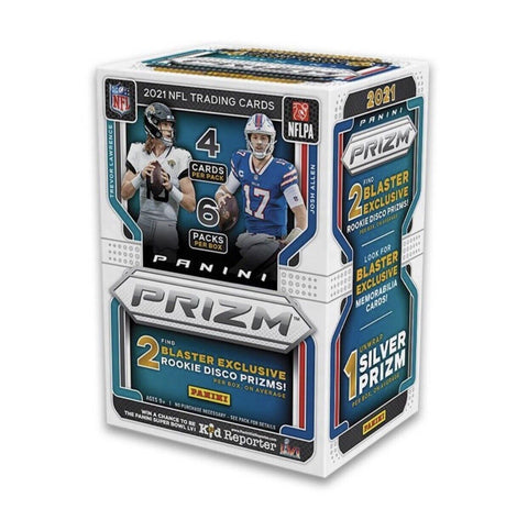 2021 Panini NFL Prizm Football Trading Card Blaster Box